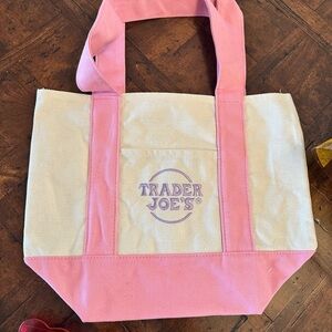 Pink and Cream Tote Bag